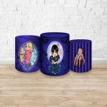 Trio Capas Cilindros Tema Wandinha 7096