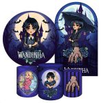 Kit 4 Capas + Romano Tema Wandinha 7096