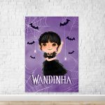Painel Retangular Tema Wandinha 7097