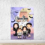 Painel Retangular Tema Wandinha 7098