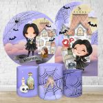 Kit 4 Capas + Romano Tema Wandinha 7098