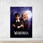 Painel Retangular Tema Wandinha 7105