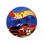 Capa Painel Redondo Sublimados Tema Hotwheels 982