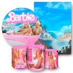 Kit 5 Peças Capa Redonda + Capa Retangular + Trio Capas Cilindros Sublimados Tema Barbie 2074