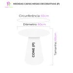 Capa para Mesa Cone Sublimada Tema Natal 2253