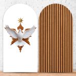 Capa Painel Romano Sublimado Tema Batizado