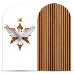 Capa Painel Romano Sublimado Tema Batizado
