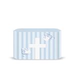 Capa Decorativa para 2 Mesas Quadrada Sublimada Tema Batizado/ Batismo 2239