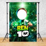 Capa Painel Interativo Para Fotos Vazado Tema Ben 10 5097