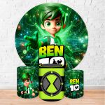Capa Painel + Trio Capas Cilindros Sublimados Tema Ben10 5098