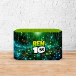 Capa Decorativa para 2 Mesas Quadrada Sublimada Tema ben 10 5097