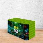 Capa Decorativa para 2 Mesas Quadrada Sublimada Tema ben 10 5097