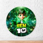 Capa Painel Redondo Sublimados Tema Ben 10 5097