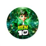 Capa Painel Redondo Sublimados Tema Ben 10 5097