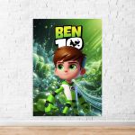 Capa Painel Retangular Sublimado Tema Ben 10 5098