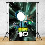 Capa Painel Interativo Para Fotos Vazado Tema Ben 10 5099