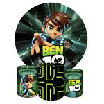 Capa Painel + Trio Capas Cilindros Sublimados Tema Ben10 5099