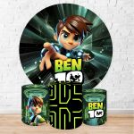 Capa Painel + Trio Capas Cilindros Sublimados Tema Ben10 5099