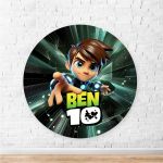 Capa Painel Redondo Sublimados Tema Ben 10 5099