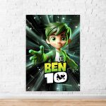 Capa Painel Retangular Sublimado Tema Ben 10 5099