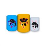 Trio Capas Cilindros Sublimados Bolofofos 2528
