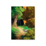 Capa Painel Retangular Sublimado Tema Bosque 347