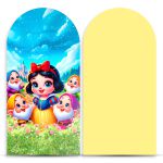 Capa Painel Romano Sublimado Tema Branca de Neve Realismo 2198