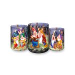 Trio Capas Cilindros Sublimados Tema Branca De Neve 297