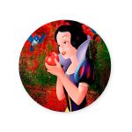 Capa Painel Redondo Sublimados Tema Branca De Neve 239