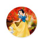 Capa Painel Redondo Sublimados Tema Branca De Neve 242