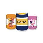 Capas Trio Cilindros Sublimados Sonic 5187