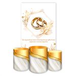 Capa Retangular + Trio Capas Cilindros Sublimados Tema Casamento / Noivado 2539