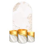 Capa Painel Romano Veste fácil + 3 Capas Cilindros Tema Casamento/ Noivado 2539