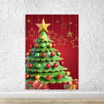 Capa Painel Retangular Sublimado Tema Natal 4610
