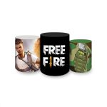 Trio Capas Cilindros Sublimados Tema Free Fire 1494