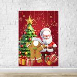 Capa Painel Interativo Para Fotos Vazado Tema Natal 4610