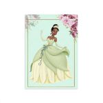 Capa Painel Retangular Sublimado Tema Princesa Tiana 4054