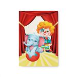 Capa Painel Retangular Sublimado Tema Circo 786
