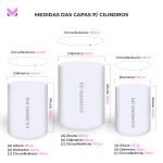Capa Painel + Trio Capas Cilindros Sublimados Tema Dia dos pais 2046