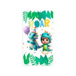 Capa Painel Retangular Sublimado Tema Festa Dino Baby 2224
