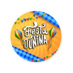 Capa Painel Redondo Sublimados Tema Festa junina 2663
