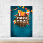 Capa Painel Retangular Sublimado Tema Festa Junina 2662