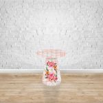 Capa para Mesa Cone Sublimada Floral 170