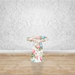 Capa para Mesa Cone Sublimada Floral 172 