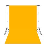 Fundo Fotográfico 3D Sublimado Tema Cor Lisa Amarelo Fechado 121