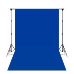 Fundo Fotográfico 3D Sublimado Tema Cor Lisa Azul Escuro Bic 125