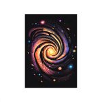 Capa Painel Retangular Sublimado Tema Galáxia 879