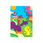 Capa Painel Retangular Sublimado Tema Galinha Pintadinha 2552