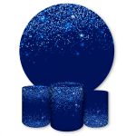 Capa Painel + Trio Capas Cilindros Sublimados Tema Glitter 423