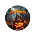 Capa Painel Redondo Sublimados Tema Halloween 2246